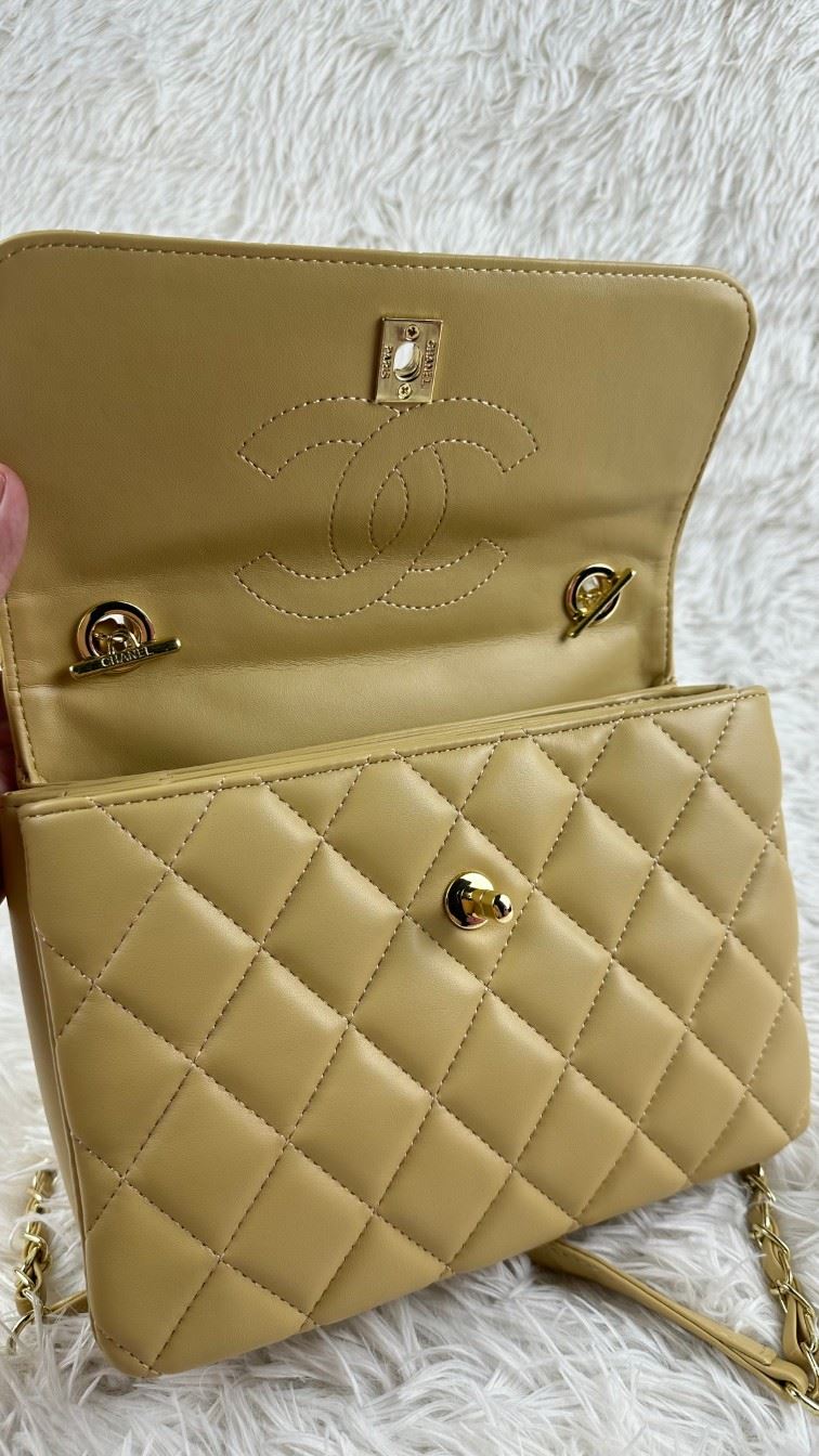 Ch**el top handle bags